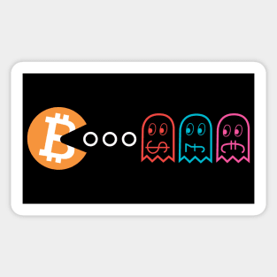 Bitcoin PackMan Sticker